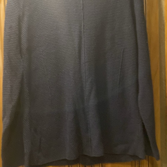 Zara Men’s Navy Cable Knit Cardigan Sweater Size Large - Picture 5 of 7